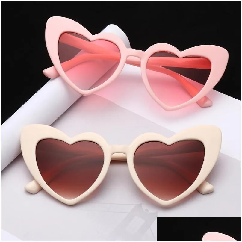 sunglasses heart shaped for women fashion love uv400 protection eyewearsunglasses