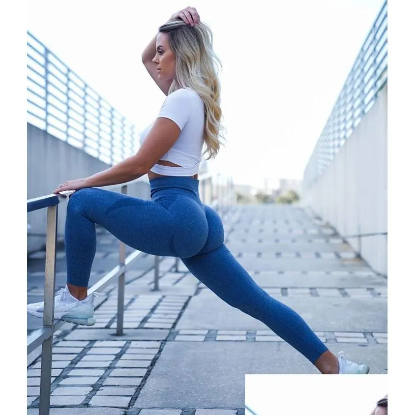yoga designer fitness running womens yoga pants high waist sports gym wear leggings elastic female indoor slim outfits cotton runner