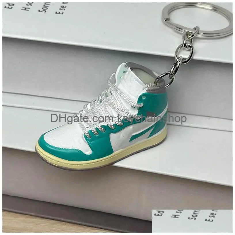 desinger hightop shoe key chain fashion party sneakers keychains creative gift pendant antilost key ring