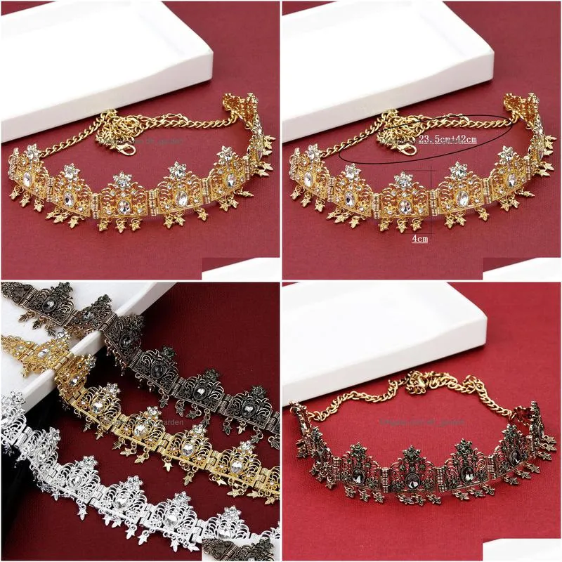 wedding hair jewelry algeria forehead chain hair chain jewelry headband bride crown head dress bridal tiara party wedding hair bijoux