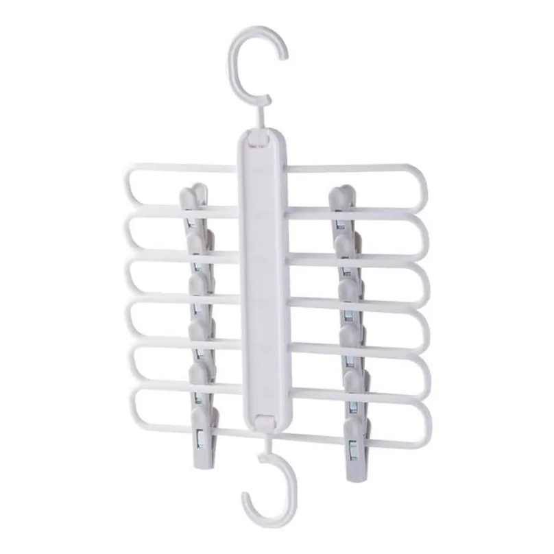 hangers racks k3na multilayer drying rack magic hanging clothes pant hanger multifunction trousers organizer with clips