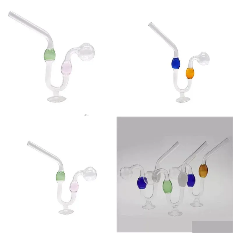 snakelike glasses smoking handle pipe glass oil burner pipes smoking pipe glass tobacco water pipe oil rig bong hookah shisha water