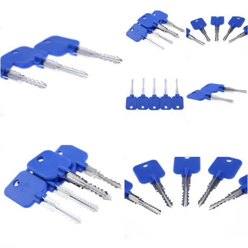 locksmith supplies tool top quality used lockmaster 5pcs cross keys set lock pick for locksmithtools