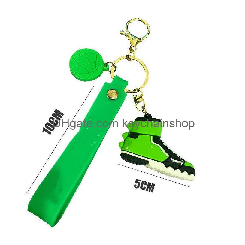 designer sneaker keychain creative party gift cute cartoon key ring 4 colors small gift pendant anniversary gift