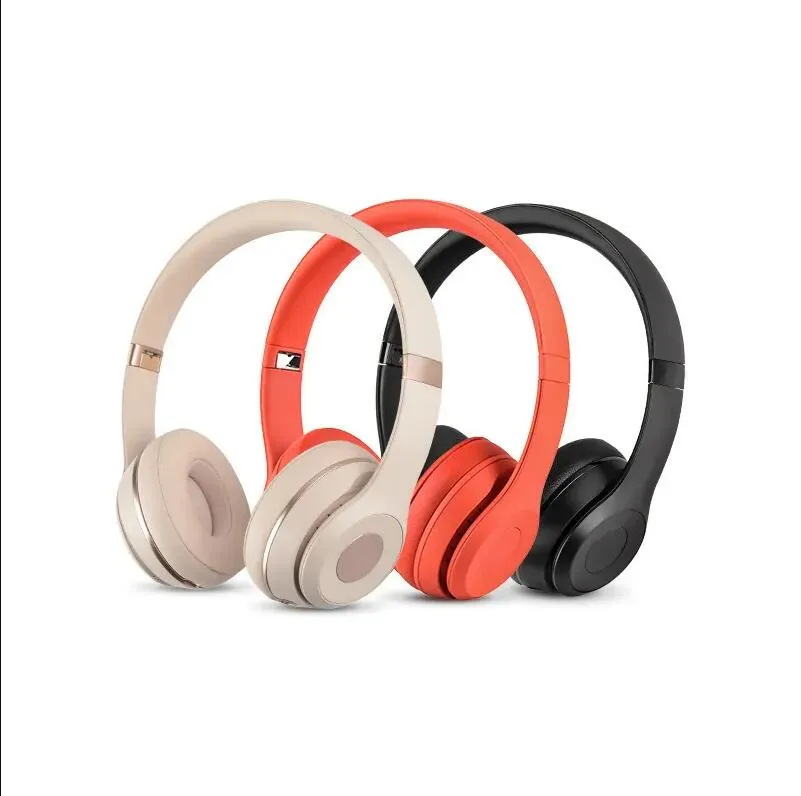 SOL3.0 Solo wireless headphones stereo bluetooth headsets foldable earphone animation showing
