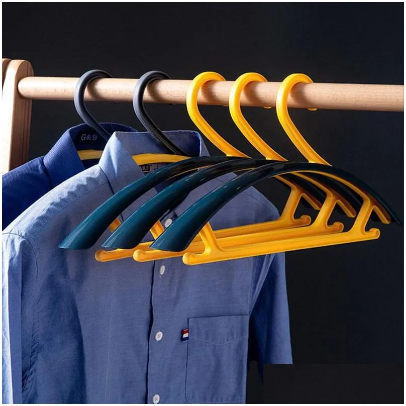 hangers racks 1pc antislip widening hanger drying rack plastic shelf room organization closet organizers for clothes storage