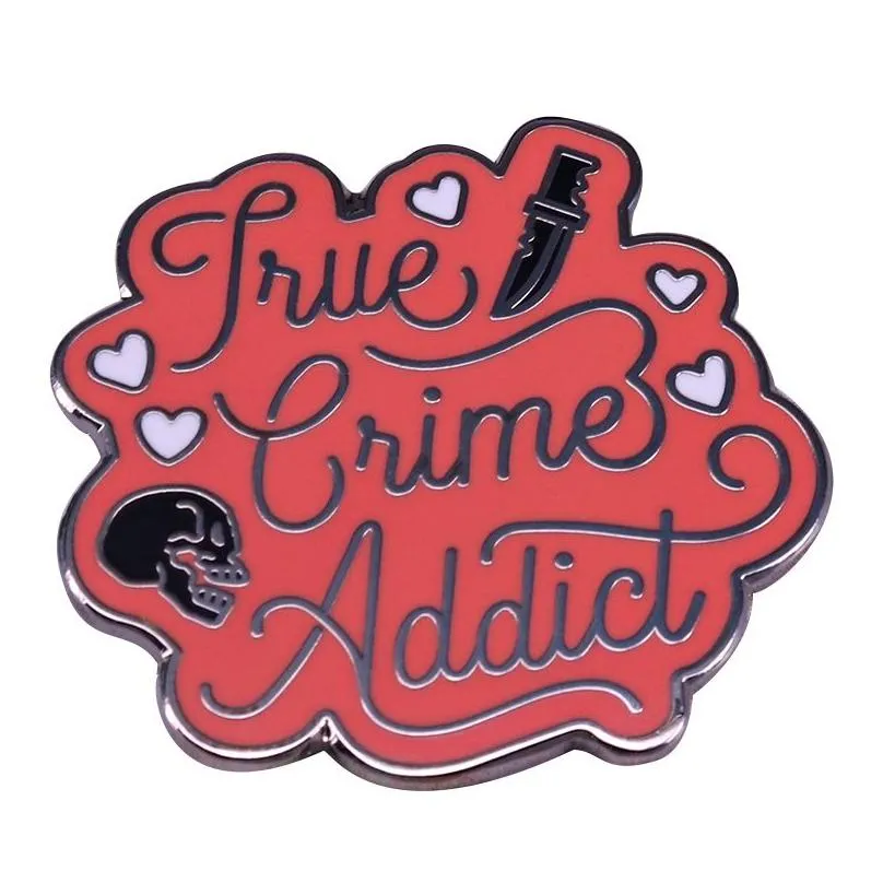 true crime enamel pin serial killer badge murders enamel pin stay jewelry gift 9 colors