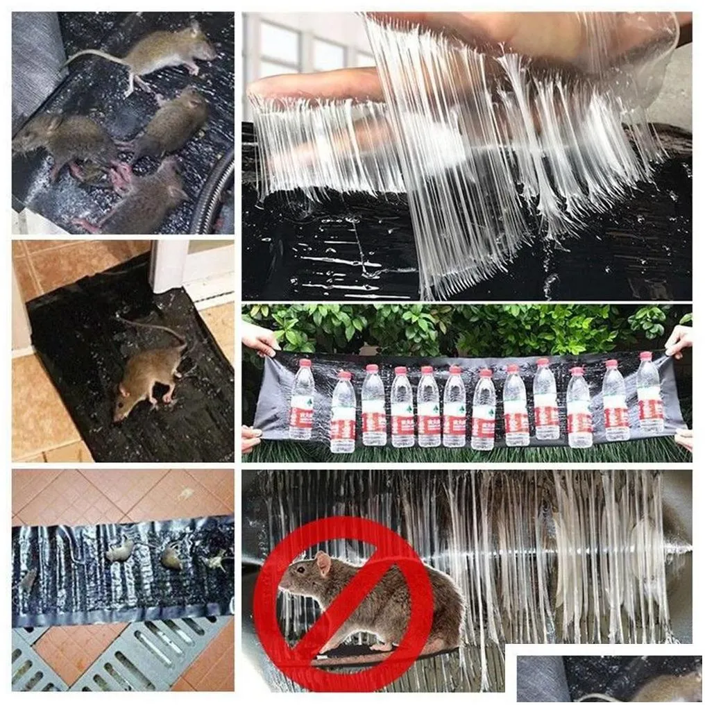 Other Housekeeping Organization 120X28Cm Mouse Sticky Rat Glue Trap Board Mice Catcher Nontoxic Pest Control Reject Killer Invisib