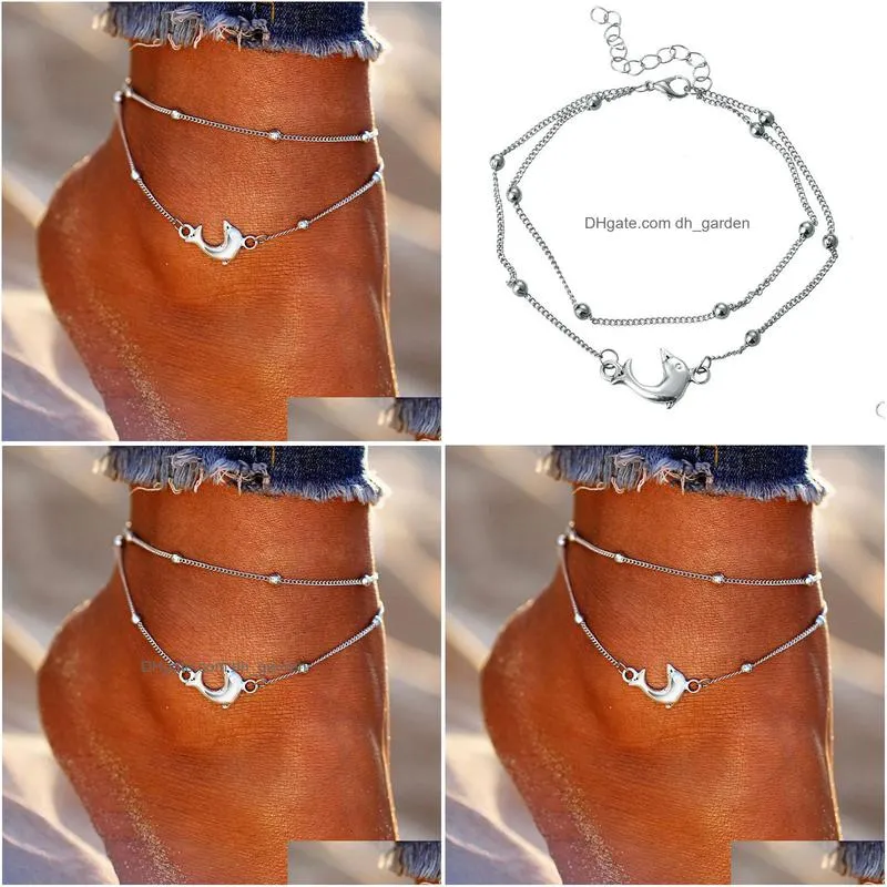 new fashion simple  female anklets jewelry anklet on foot ankle bracelets for women leg chain gifts