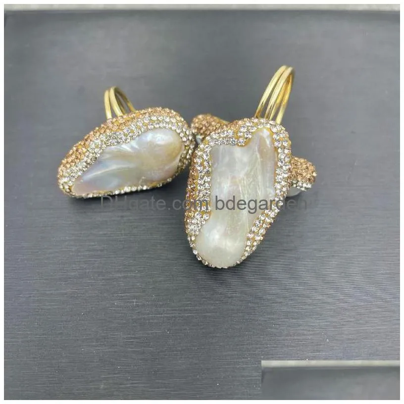 band rings natural baroque profiled freshwater pearl ring is the jewelry gift for fashionable and exquisite womens wedding banquet