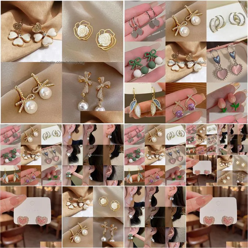 sweet heart stud earrings delicate gold color cute mini ear studs trendy ear nails for women girls wedding jewelry gift