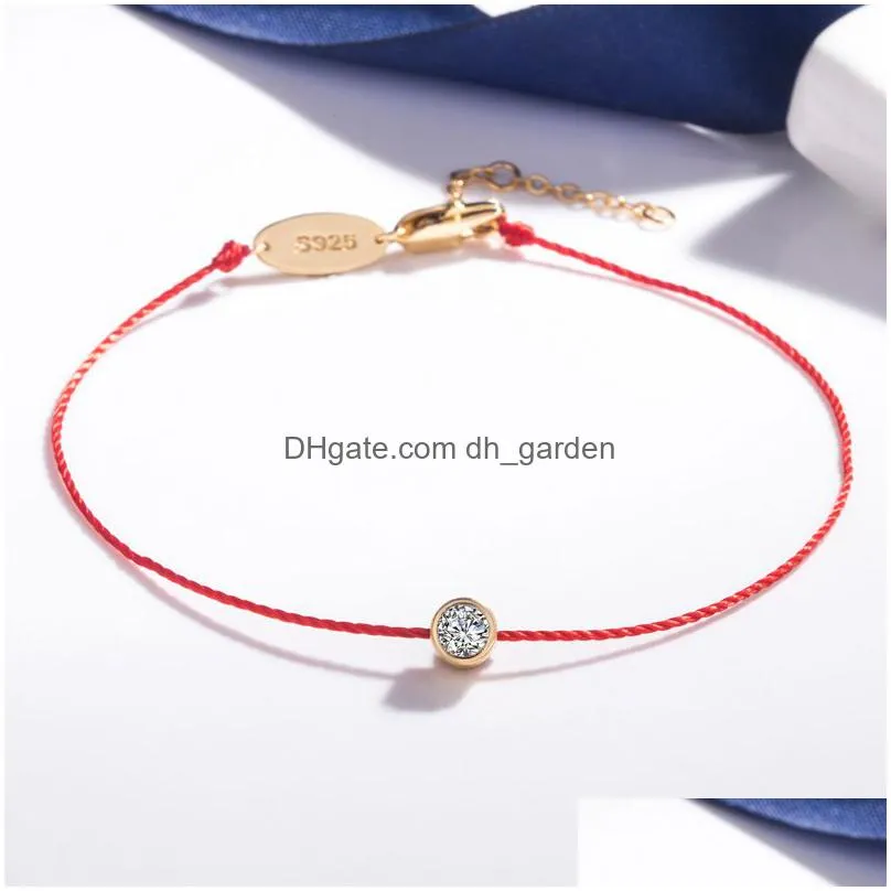 bracelet plum flower couple bracelet woman red line thread string rope jewelry bracelets for women