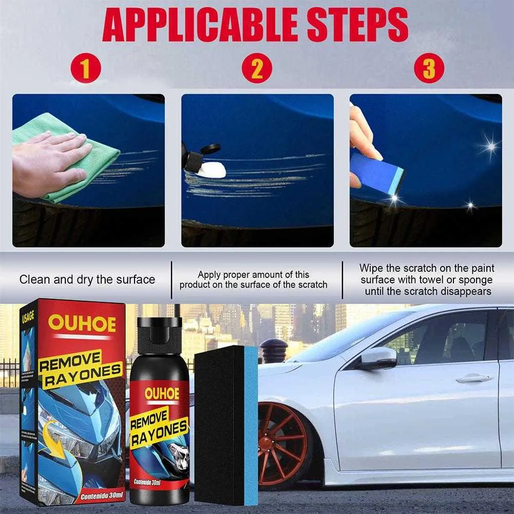 New Car Scratch Repair Agent Auto Polishing Grinding Wax Scratch Paint Care Household Car Accessories for Swirl Remover