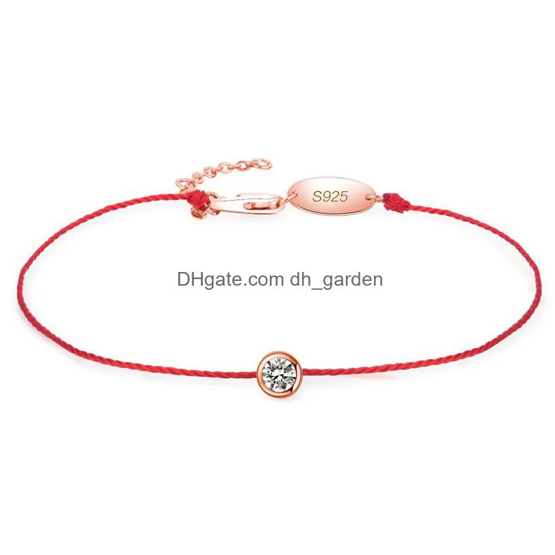 bracelet plum flower couple bracelet woman red line thread string rope jewelry bracelets for women