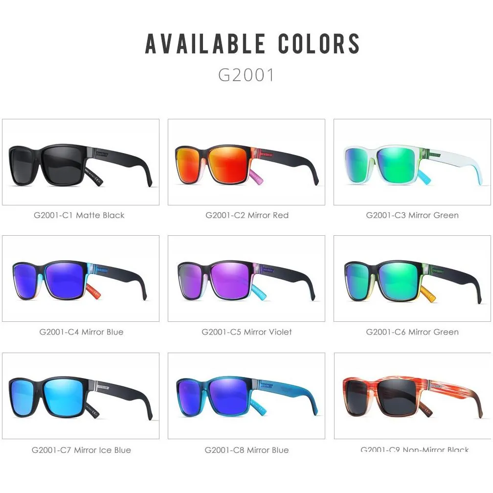  arrived mens sports sun glasses square frame original brand vz vonzipper polarized sunglasses fishing party eyewear uv400 9 colors with