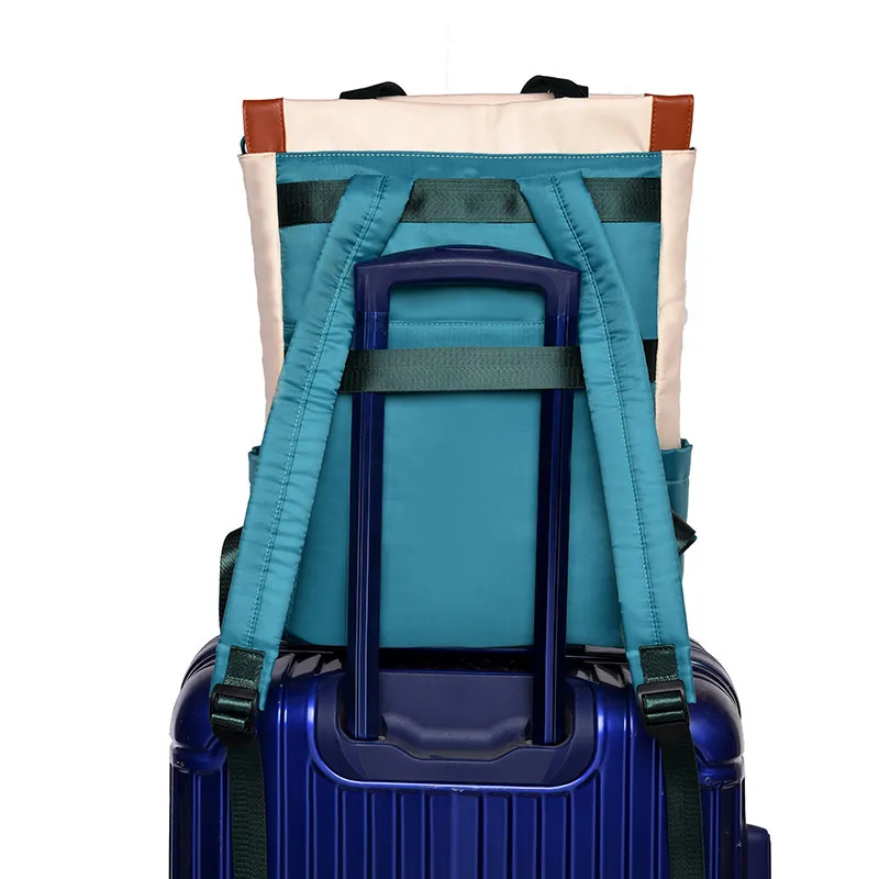 LL-KM Women Bags Laptop Backpacks Gym Outdoor Sports Shoulder Pack Travel Casual School Bag Waterproof Oxford Backpack