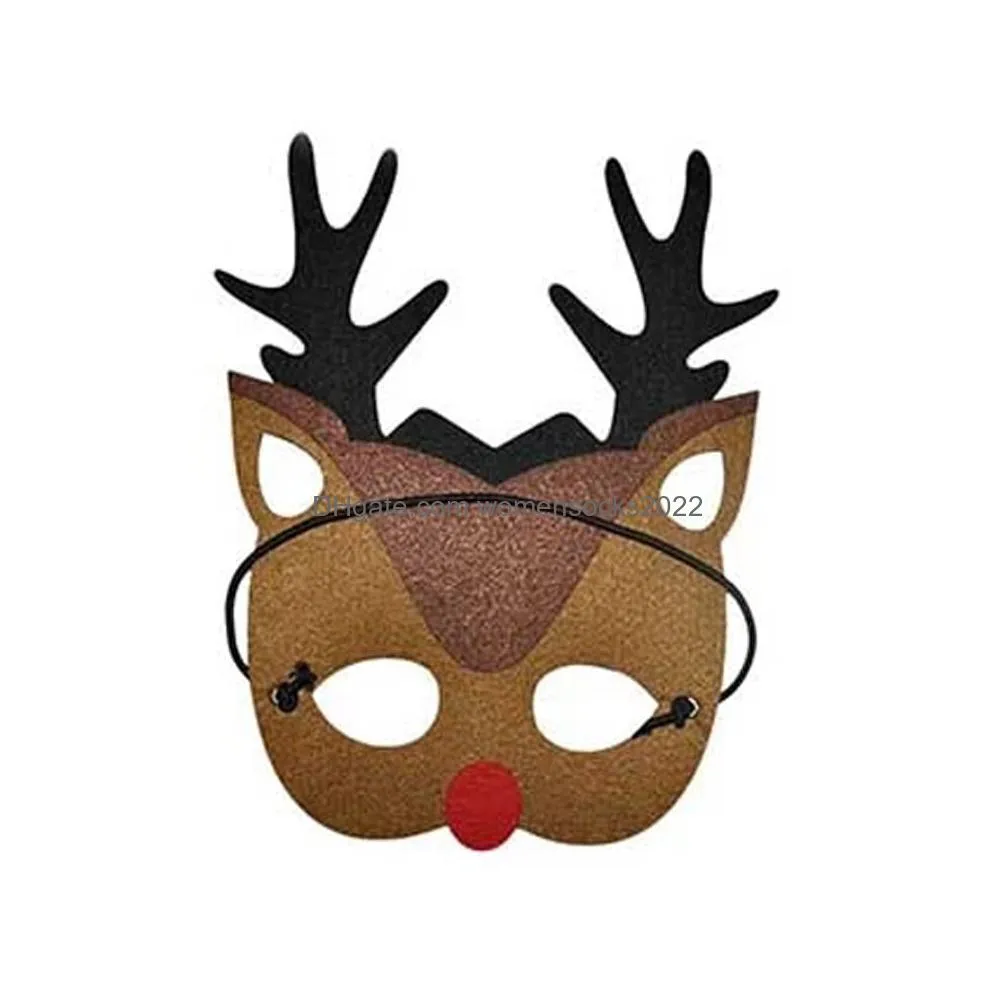 halloween christmas cosplay masks cartoon felt mask costume party masquerade children kids christmas birthday gift mask