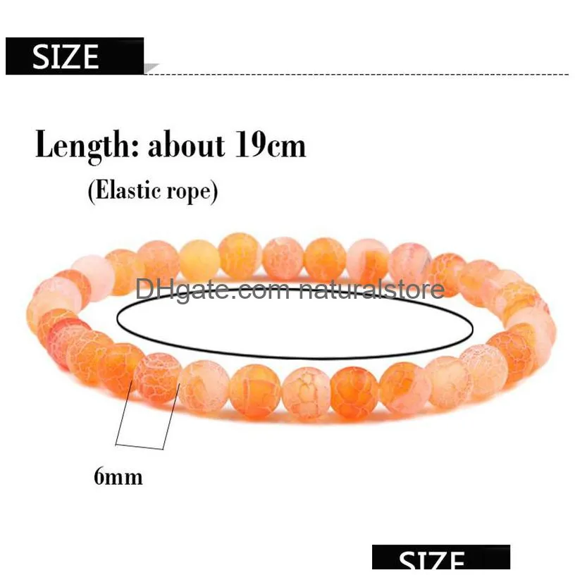 weathered stone bracelets for women men elastic classic 6mm natural beads chakra bracelet charm prayer jewelry bileklik pulseras