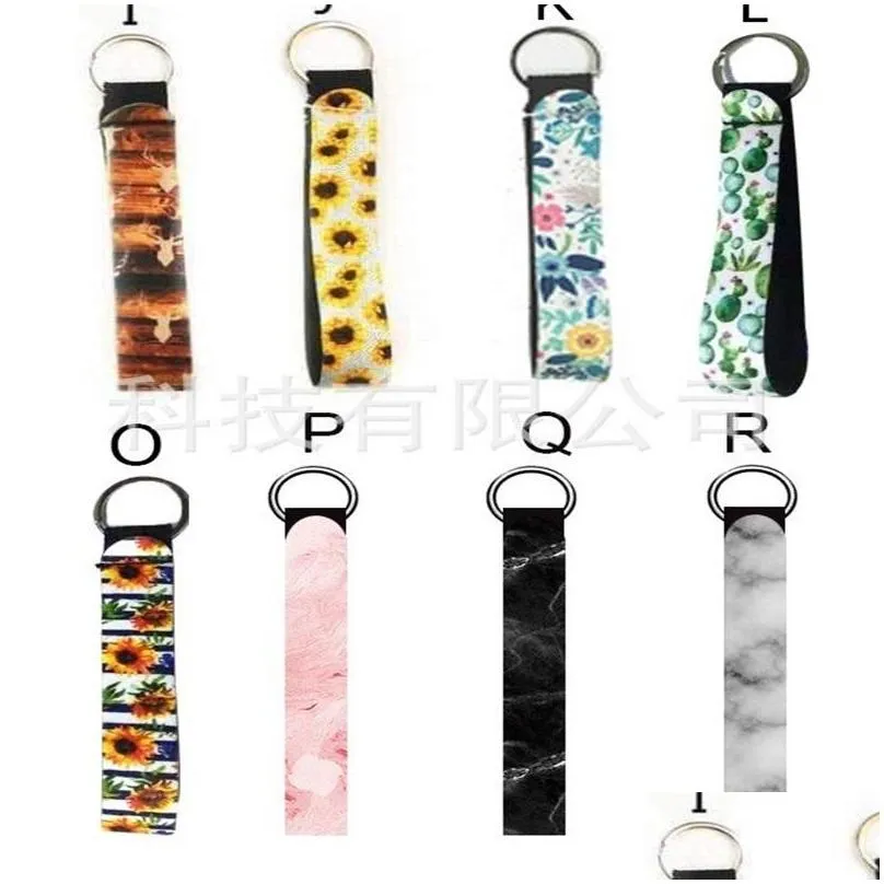 white key buckle sublimation blank wrist strap diy printing keychains originality woman man fashion accesories graffiti key ring 1 3ny