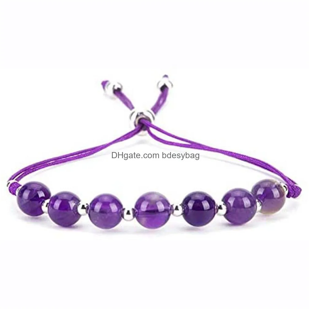 natural 7 chakra stone cuff women bracelets romantic vintage bohomia leather crystal yoga bracelets bangles for girls silver beads