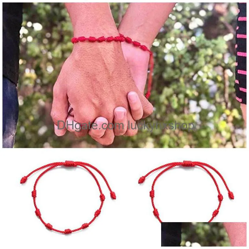 Red string on sale 7 knots