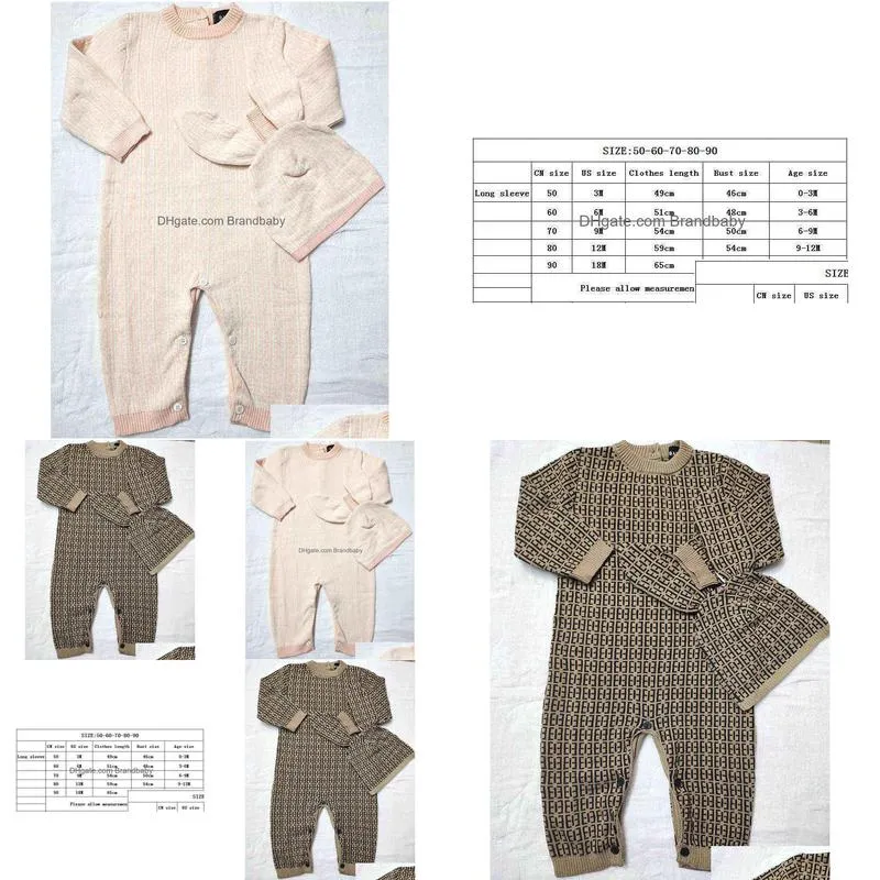 new fashion letter style baby clothes knit sweater cardigan toddler newborn baby boy girls brown pink blanket romper and hat set