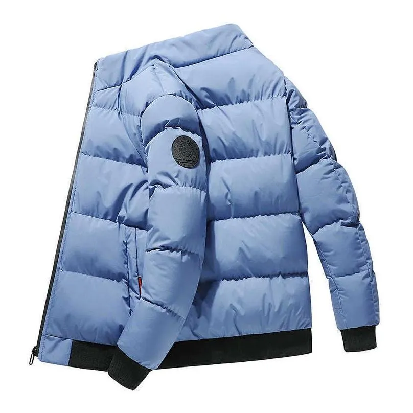 mens winter cotton padded jacket 2021 new korean cotton padded jacket dad trend tide brand thickened warm man