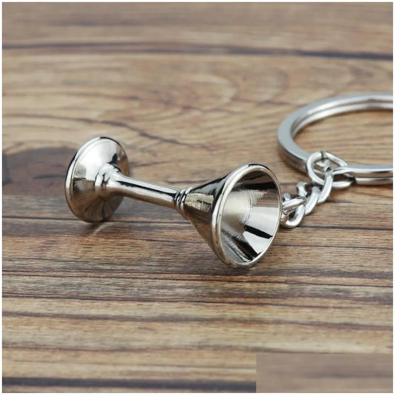 Mini Cocktail Shaker Keychain With 3D Wine Cup Design Cute Conch Piercing Jewelry Gift For Fashionable Car Enthusiasts OTN4U From Keychainshop 2.55 DHgate.Com