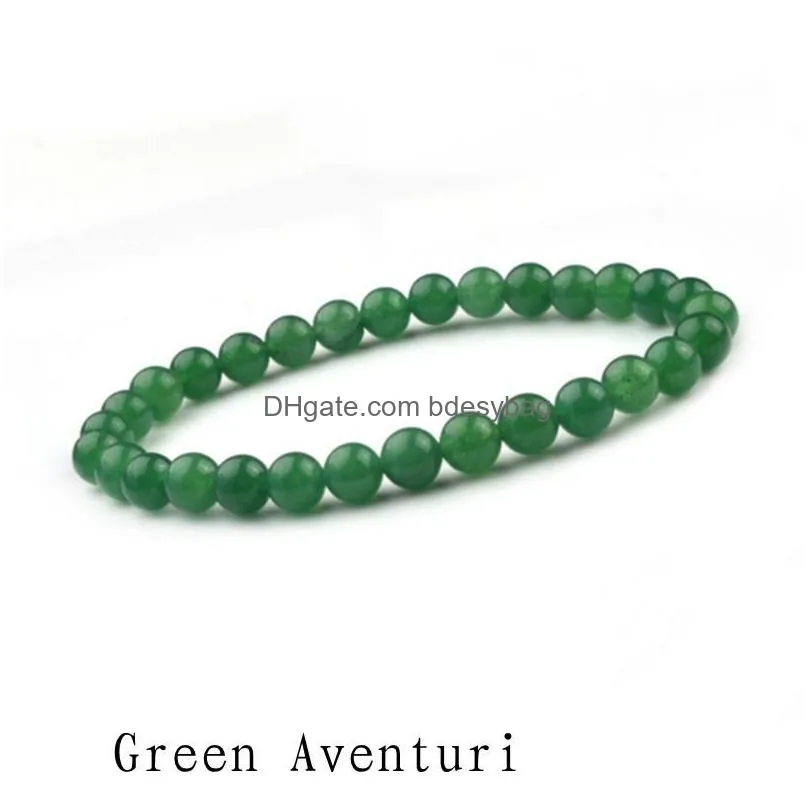 2017 new 6mm natural stone red agate amethyst green oriental solid color female bracelet fine work best gift