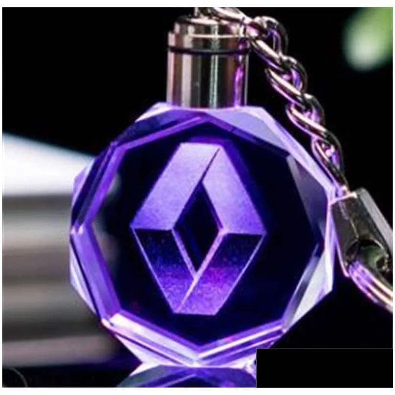heartshaped crystal keyrings colour luminescence key buckle anniversary gift keychains pendant 3ln t2