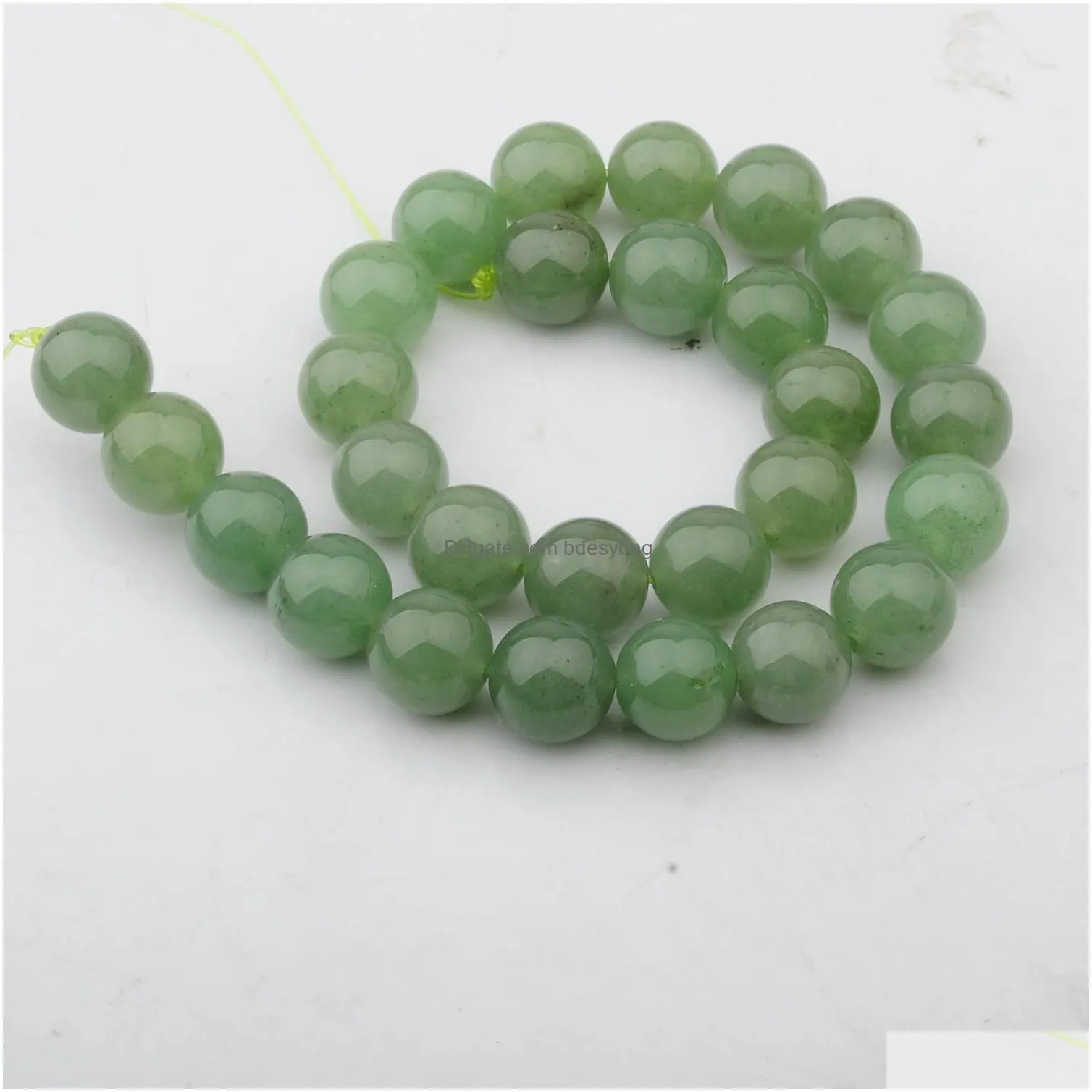 natural gemstone crystal 14mm aventurine round beads for diy making charm jewelry necklace bracelet loose 28pcs stone beads for