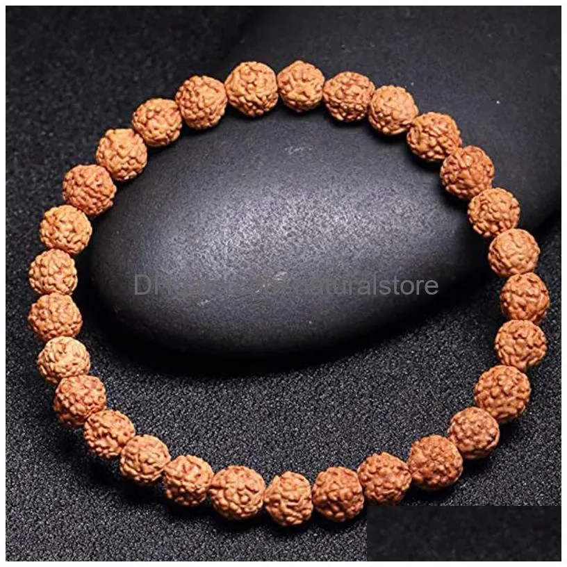 nature vajra bodhi rudraksha bracelets men meditation mala bead bracelets for women jewelry prayer tibetan buddhism bracelet