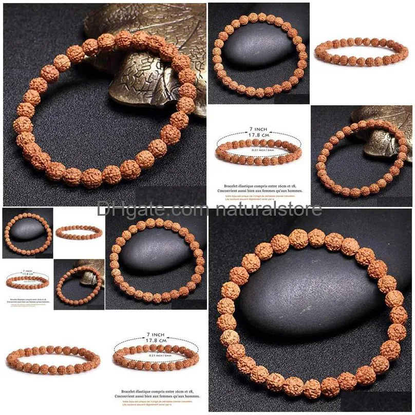 nature vajra bodhi rudraksha bracelets men meditation mala bead bracelets for women jewelry prayer tibetan buddhism bracelet