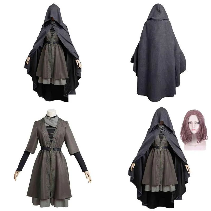 movie game elden ring cosplay come melina women uniform halloween carnival cloak coat suit l2207157224002