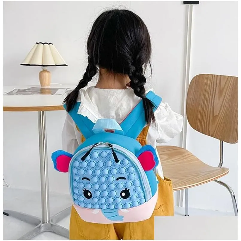 cartoon 3d creative children school bags girls boys kids school backpack lightweight waterproof primary kindergarten schoolbags