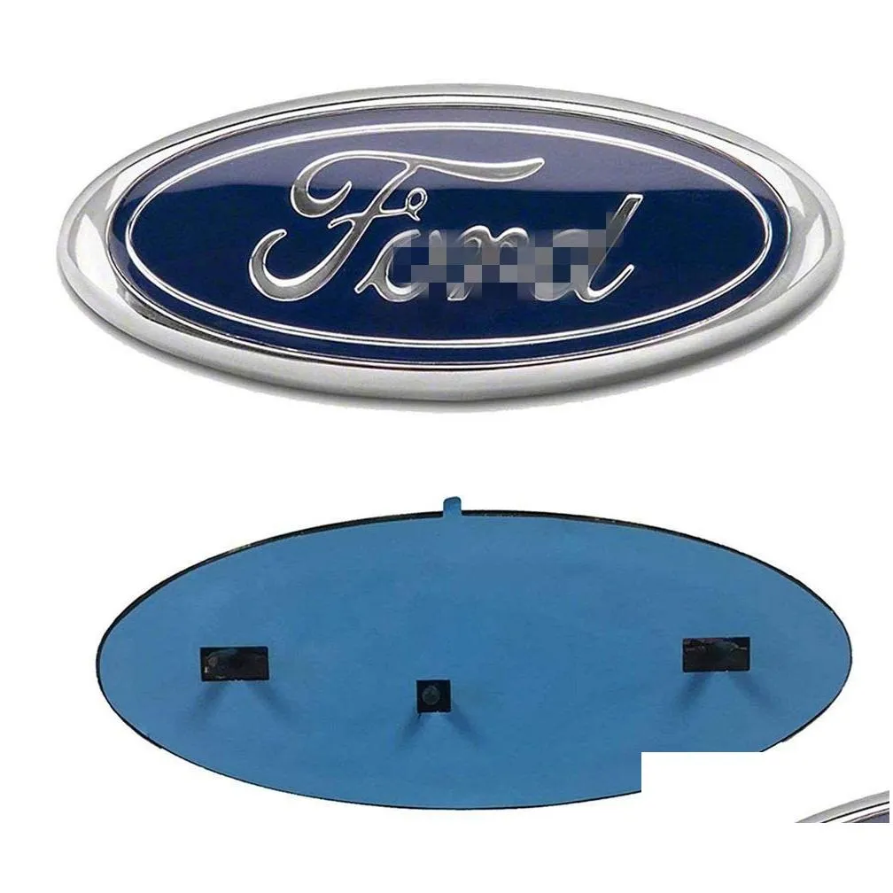 20042014 ford f150 front grille tailgate emblem oval 9quotx35quot decal badge nameplate also fits for f250 f350 edge explo5088083