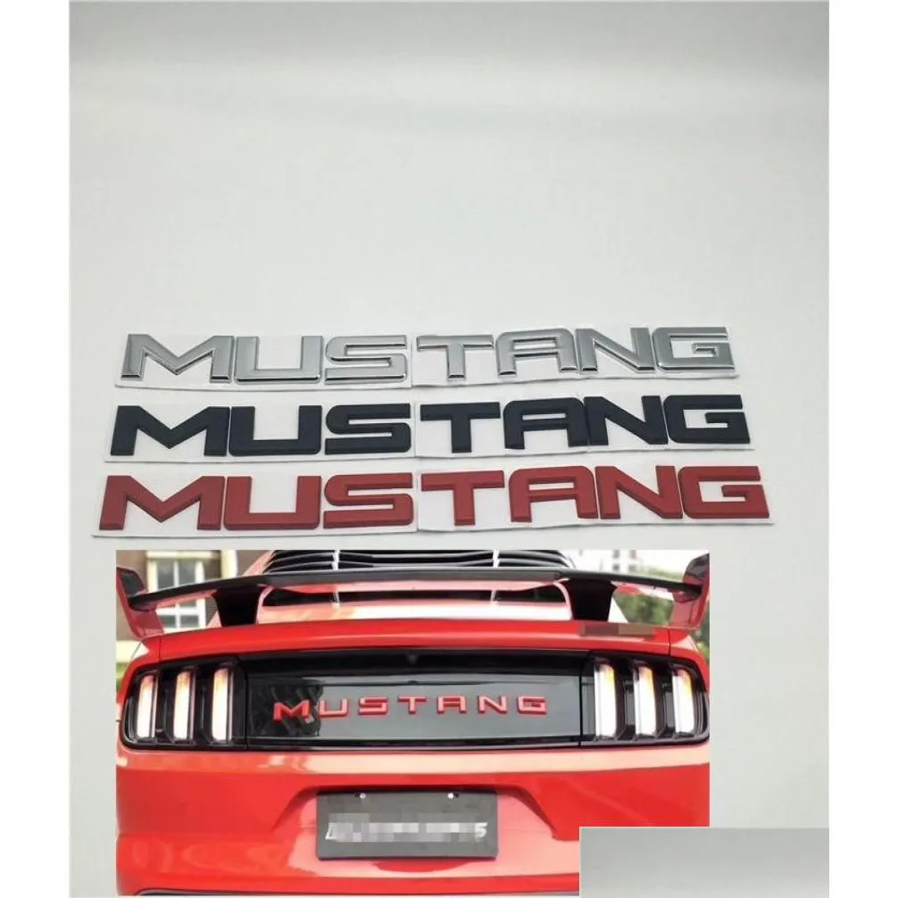 for ford mustang shelby gt front bonnet rear trunk boot metal emblem tailgate logo nameplate 34026mm8520338