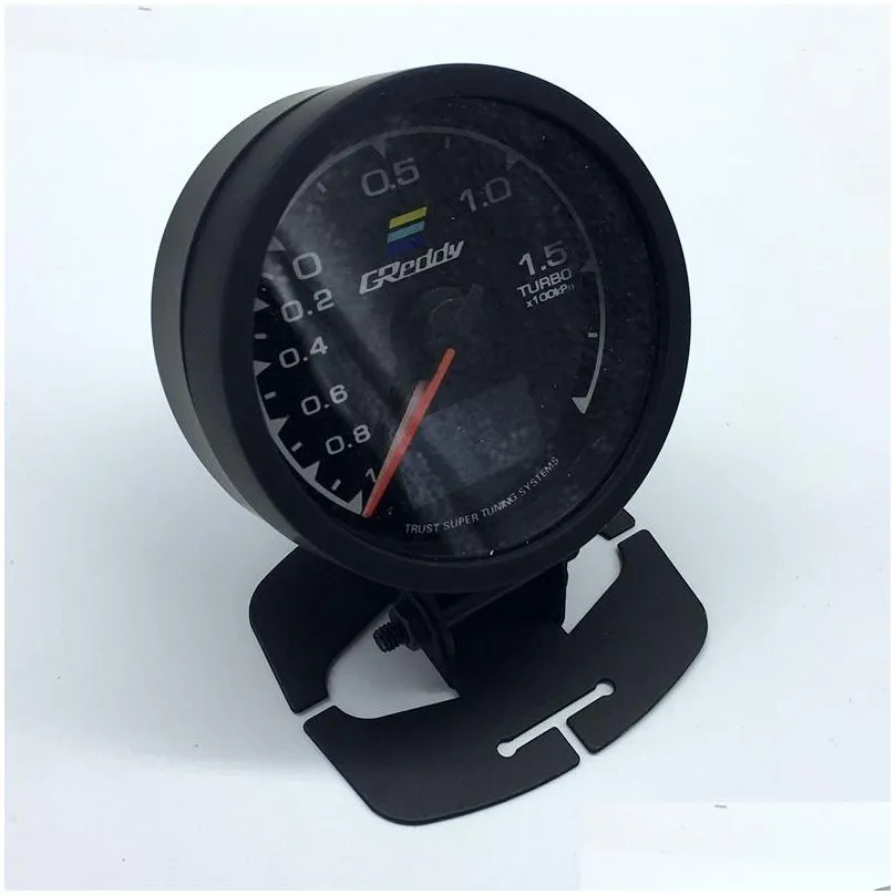 62mm 25 inch 7 color in 1 racing greddy multi da lcd digital display turbo boost gauge auto gauge sensor3003811