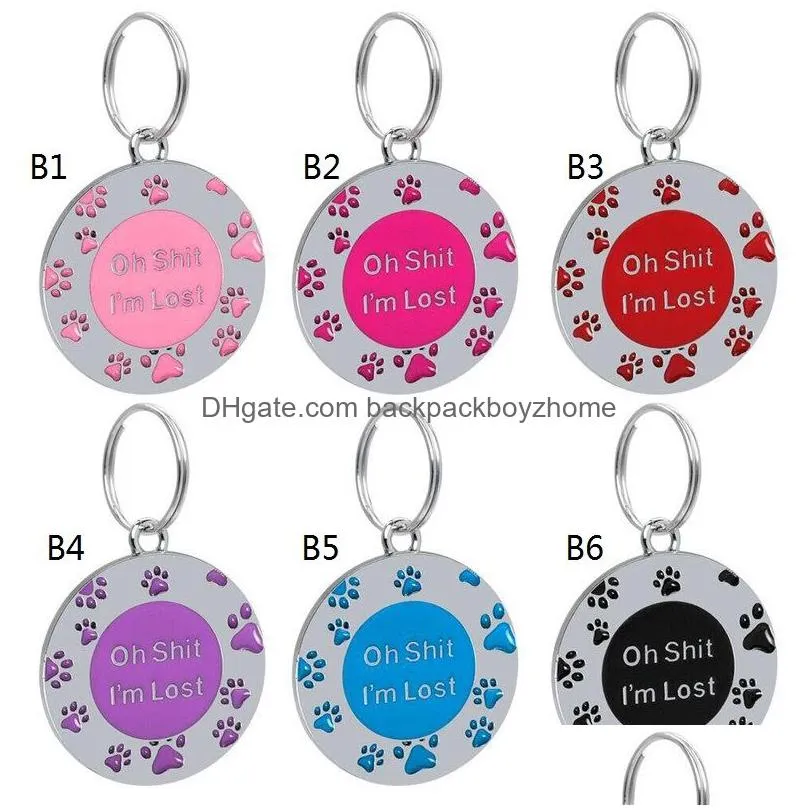 antilost puppy dog id tag personalized dogs cats name tags collars necklaces engraved pet nameplate accessories