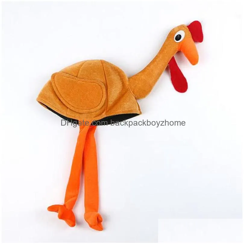 thanksgiving turkey hat funny adults hat roasted turkey hat outfit halloween thanksgiving party costume accessory gift