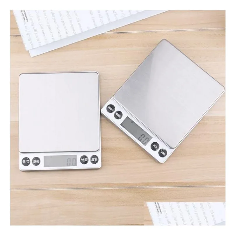 digital electronic scale says 0.01g pocket weight jewelry weighing kitchen bakery lcd display scales 1kg/2kg/3kg/0.1g 500g/0.01g