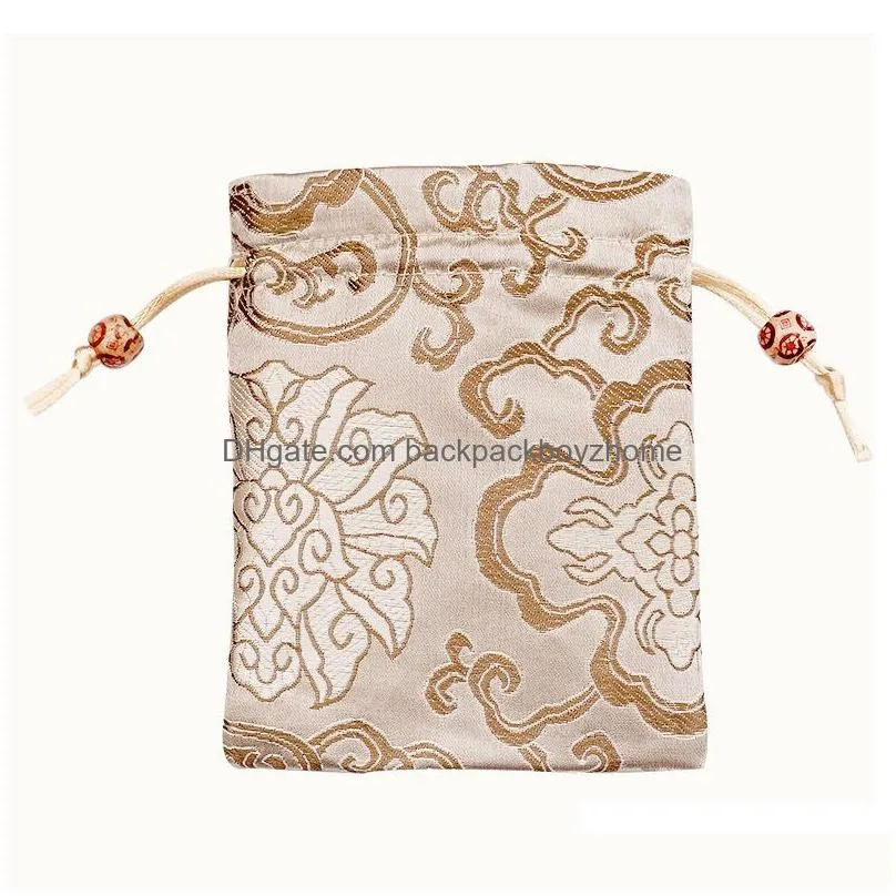 damask wedding candy bag drawstring jewelry pouches wedding party favor gift bag storage drawstring packing pouch