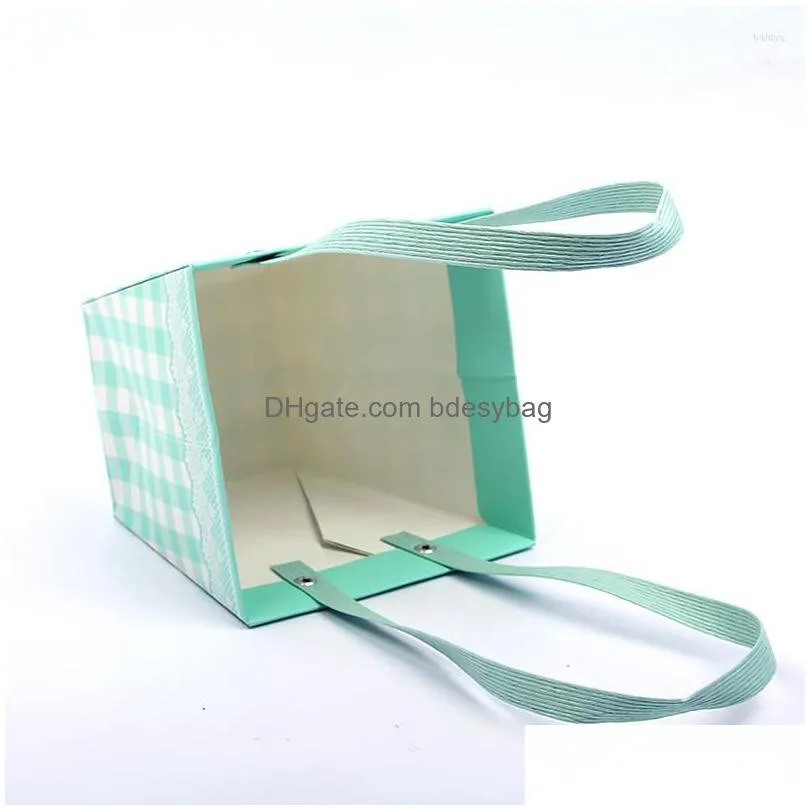 gift wrap portable flower boxes waterproof decorative foldable packing bags wrapping  for diy bouquet basket wedding florist