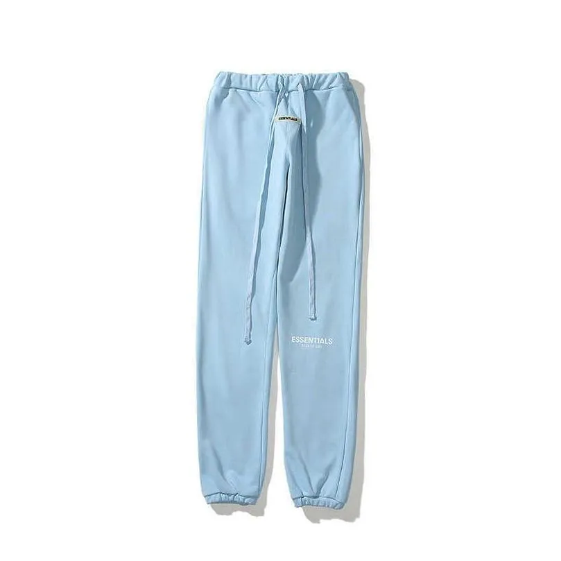  pants essen double thread fog letter  reflective thin pants versatile student casual pants mens womens couples