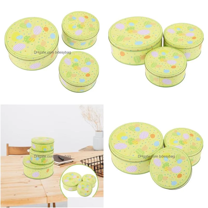gift wrap set easter candy boxes containers cookie round shape casesgift