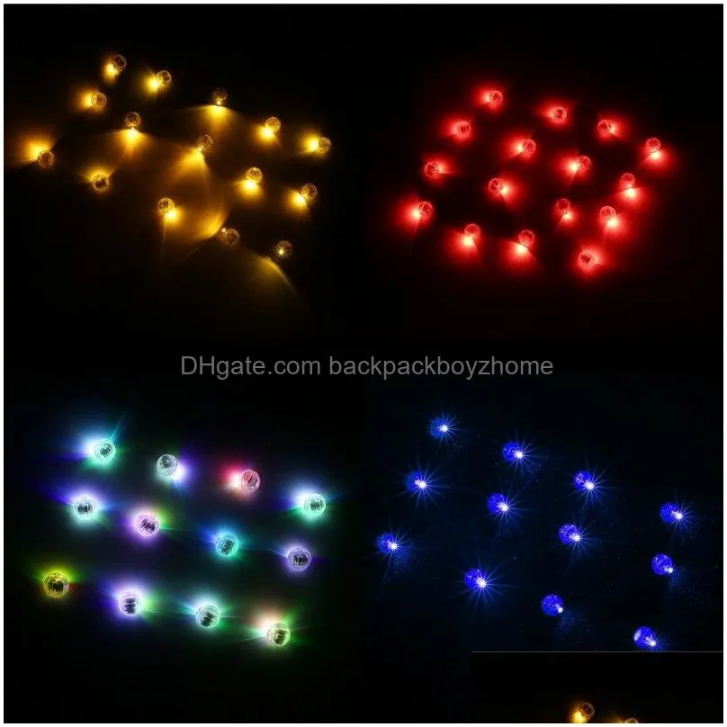 100pcs/lot round ball light rgb flash ball lamp lantern balloon lights christmas halloween wedding party decoration