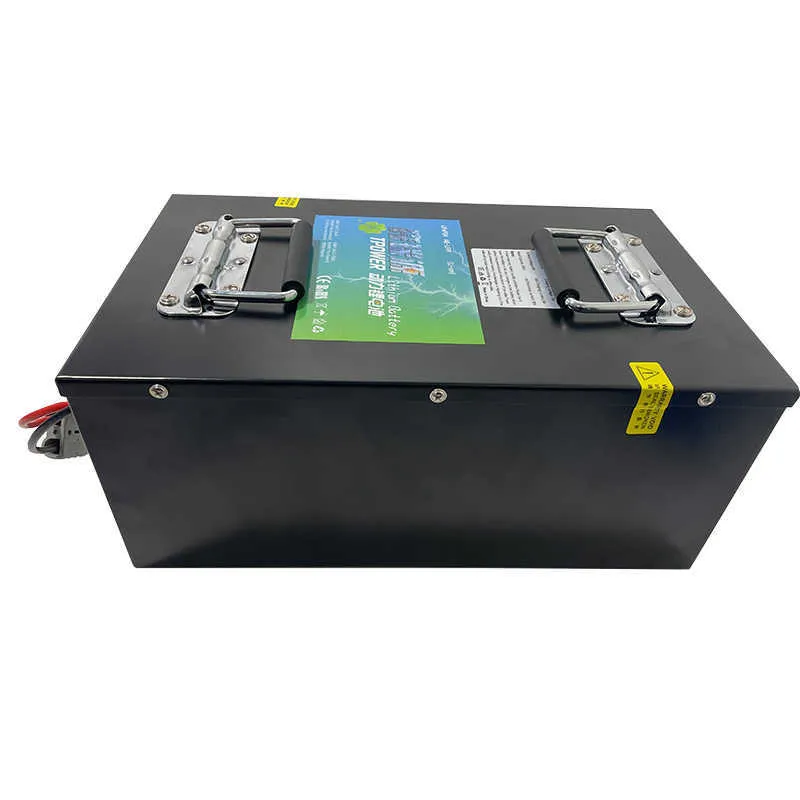 60V 30Ah Lifepo4 Battery with BMS for Electric Bicycle Bike Scooter Boat Industrial Equipment Tricycle + 5A 