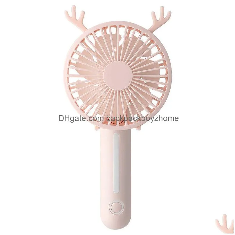 mini handheld folding fan usb charging cool removable rotating handheld fan summer outdoor pocket hold fans