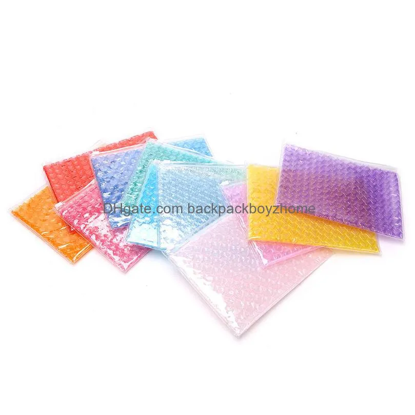 reusdasble pvc bubble bag valentine day birthday present bubble shockproof film transparent mailer gift packaging bags