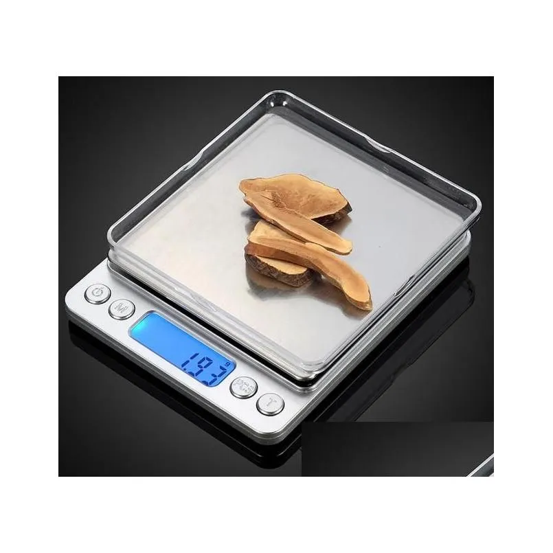 portable digital kitchen bench household scales balance weight digital jewelry gold electronic pocket weight add 2 trays balance